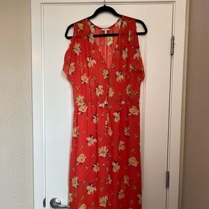 Coral floral Joie dress